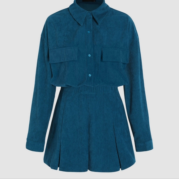 Cider Corduroy Mini Dress NWT - Picture 5 of 8